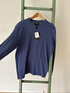 Nordstrom Men's Crewneck Sweater in Indigo Blue